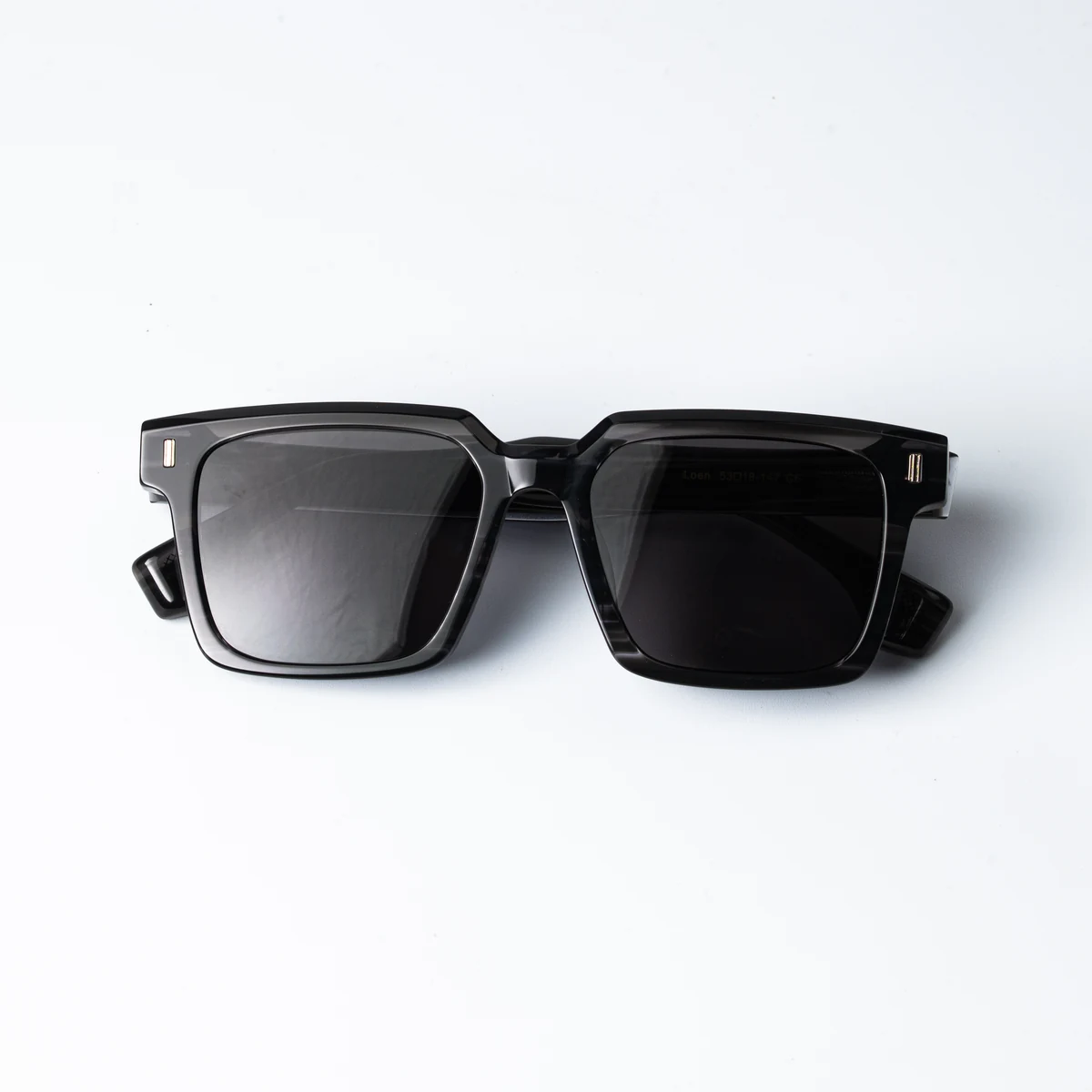 Loen C6 Striped Grey Tinted — Sunglasses
